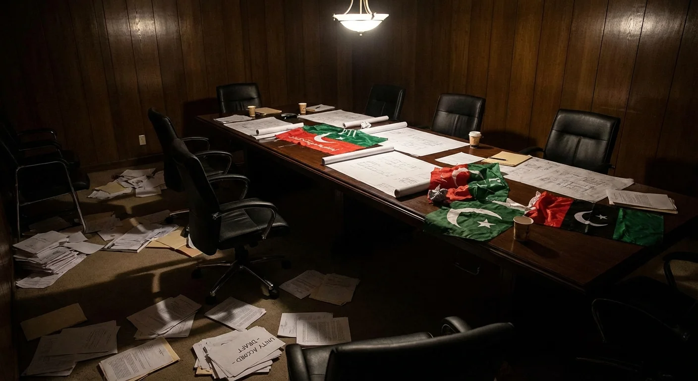 PTI Leaders Clash Over Strategy at Khyber Pakhtunkhwa House